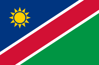 Flag of Namibia Namibia flag | SalaryPedia by Singh Yogendra